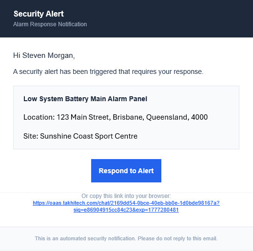 OaaS Email Chatbot Link